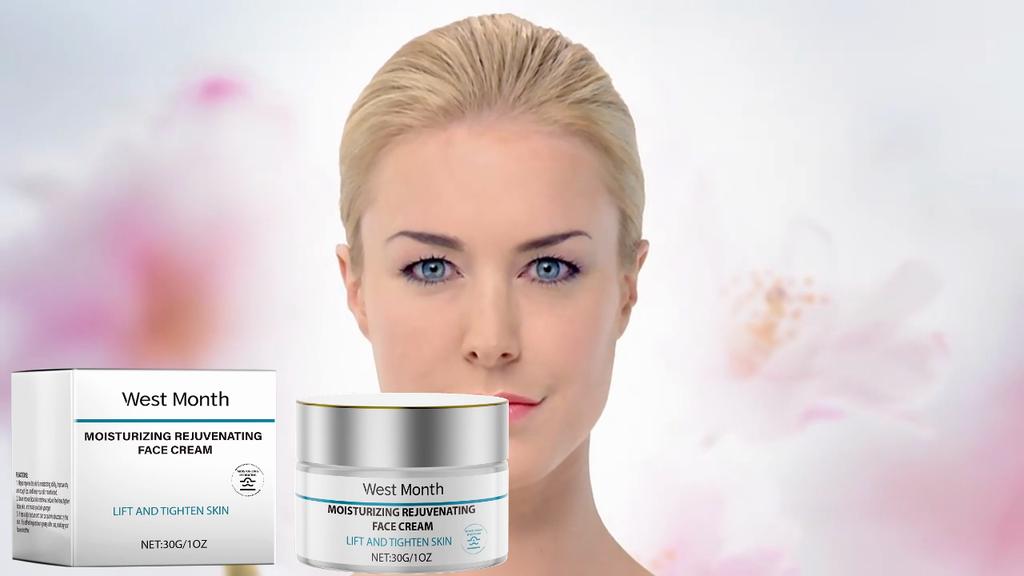 West&Month Facial Nourishing Moisturizing Cream, Gently Moisturizes and Repairs Dry Skin, Hydrates and Moisturizes, Suitable for the Face, 30g
