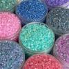 140Pcs Crystal Czech Glass Beads Ink Wash Painting Seed Beads For DIY Clothing Sewing Decor Jewelry Making