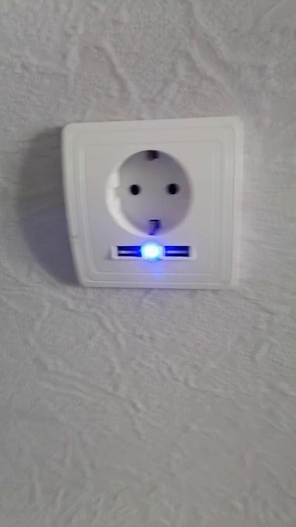 Внутренняя розетка евростандарт с двумя USB портами. купить недорого ...
