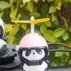 Cute Red Panda Motorcycle Ornaments Creative Car Ornaments Motorcycle Helmet Accessories For Friends Birthday Gifts