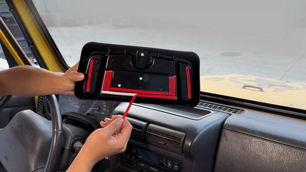 Car Center Console Phone Holder Storage Box Bracket GPS Stand Fit For Jeep Wrangler TJ 1997-2006 Car Interior Accessories