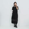 Plus Size Black High Waist Vintage Summer Casual Loose Long for Woman Skirts Womens Skirt