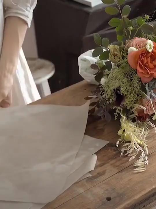 20Sheet DIY Floral Gift Packing Paper 50x70cm Fresh Flower Wrapping Paper for Wedding,Christmas, Birthday