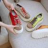 8cm Height Increasing Spring Summer Casual Shoes Women Chunky Sneakers Soft Comfortable Colorful Sweet Ladies Mesh Shoes Breathable