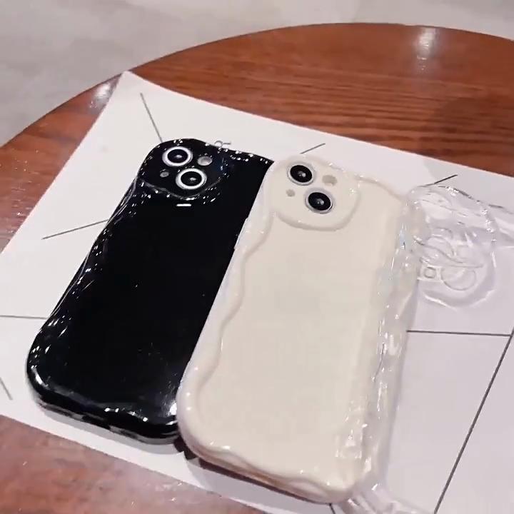 Phone Case: 2D Flat Design, Suitable for iPhone 18, 17, 16, 15, 14, 13, 12 Pro Protective Cases, Phone Decoration, Multi-hole Abstract Surface, Hallow