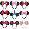 Childrens Hairband With Handmade Red Butterfly Knot For Party And Performance Use