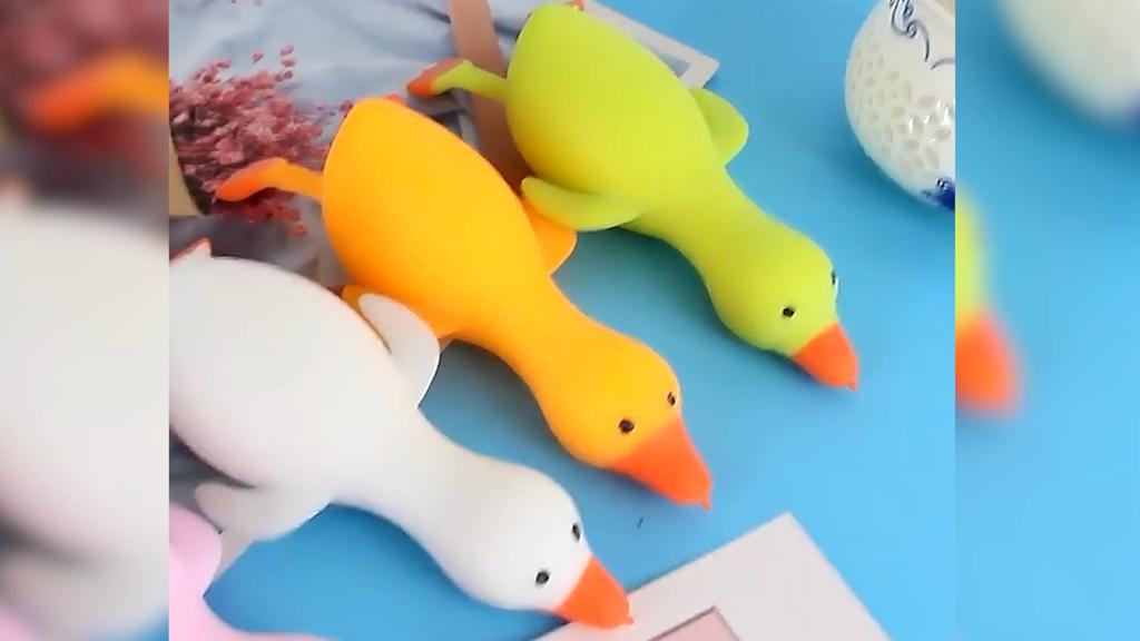 Anties ventiliacijos žaislas gyvūnų lėlė mažina stresą minkštas TPR ekologiški animaciniai miltiniai žaislai spaudžia fidget gimtadienio dovanos