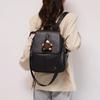 Vintage PU Rucksack Damen Pendler Große Kapazität Reise Rucksack Multifunktionale Umhängetasche