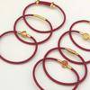 Semi-finished Adjustable Braided Red Rope Stainless Steel Charms Wire For DIY Jewelry Making Beading Bracelet