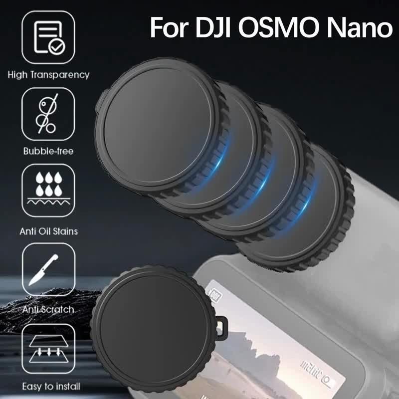 Lens Protective Cover for DJI Osmo Nano Camera Accessories Non Slip Silicone Dust-proof Lens Protective Case Cap for DJI Nano