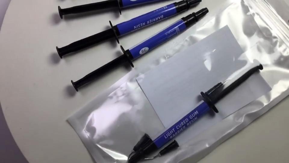 10 Pcs Gingival Barrier Dental Light Curing Gum Protector Tooth Whitening Consumable 3ml/pcs