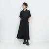 Black Plus size Vintage high Waist Casual loose Summer wide leg Skirt Pants Women Trousers