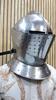 Medieval Close Helmet Battle Ready Knight Armor Helmet 18 Gauge