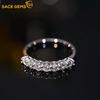 Sace Gems GRA Certified 0.7CT Moissanite Ring VVS1 Lab Diamond Solitaire Ring for Women Engagement Promise Wedding Band Jewelry