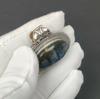 Ciondolo in Argento Sterling 925 con Pietra Preziosa Labradorite Naturale - Design Fatto a Mano, Gioiello da Indossare Tutti i Giorni, Ciondolo Antico Regali di Pasqua