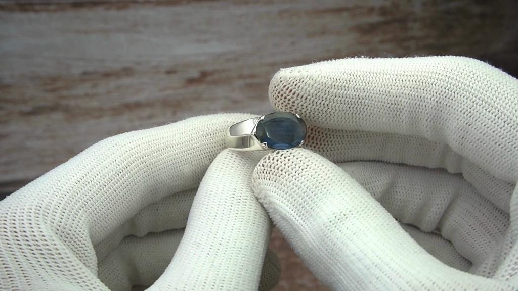 925 Sterling Silver Oval Labradorite Statement Ring for Women – Handmade Celestial Gemstone Ring – Unique Boho Gift Jewelry for Her