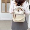Women's Color Block Backpack Multi-Functional Shoulder Bag Multi-Purpose Travel Backpack