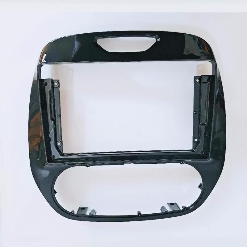 Dashboard Frame For Renault Captur Kaptur 2011-2019 9Inch Black ABS Car Center Console Gear Shift Frame Trim Cover Interior Decor