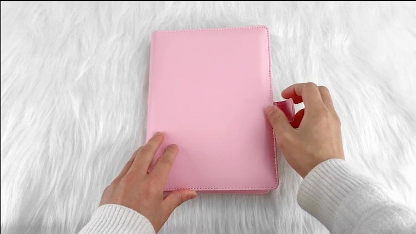 25 sider Fotokort A5-perm Fotoalbum Idolkort Løsblad Samlebok Perm Fotokortholder