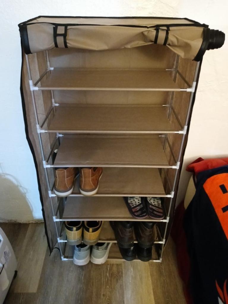 shoe storage for living room on Buy 8 Layer Shoe Rack Shelf Organizer Cloth Cabinet Living Room Furniture Large Capacity Storage Steel Pipe Non Woven Curtain Containers Holder At Affordable Prices Price 42 Usd Free Shipping Real Reviews