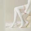 Winter Warm Coral Fleece Over-knee High Socks for Women Plush Home Sleep Floor Long Socking Jk Solid Soft Thigh High Fun Sock