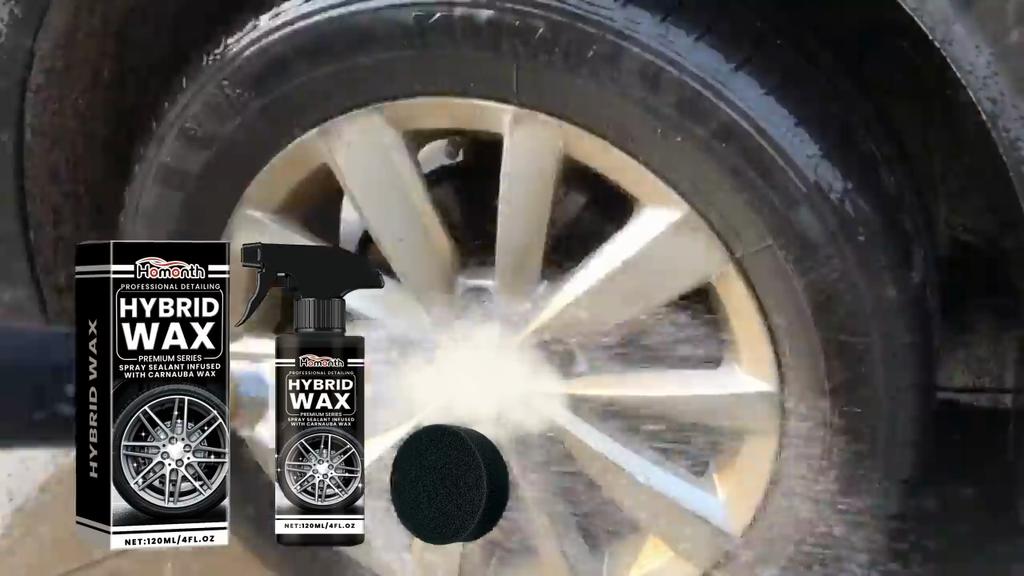 Homonth Tire Shine Spray Car Wheel Cleaning & Polishing Coating Liquid Tire Care Coater