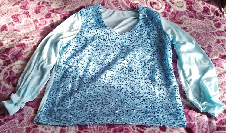 Maglietta Donna Con Scritta Los Angeles – Cotone Leggero – Taglie Forti S-5XL – Colore Azzurro (XXL)