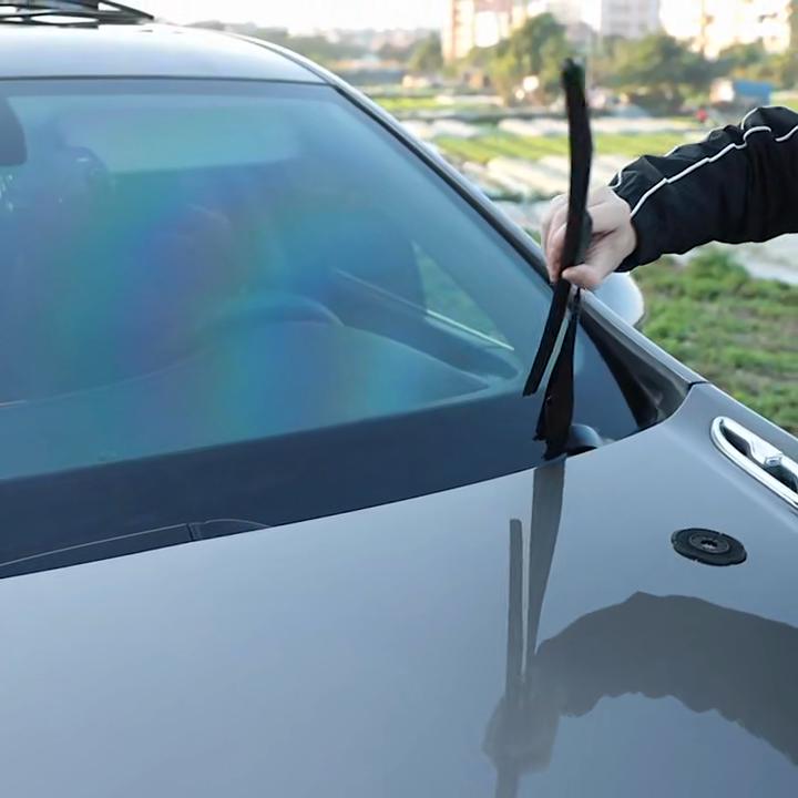 2 Stück/Paar Auto Silikon Pad Armschutz Abdeckung Verhindert Blätter Schutz Auto Windschutzscheibenwischer Universelles Autozubehör