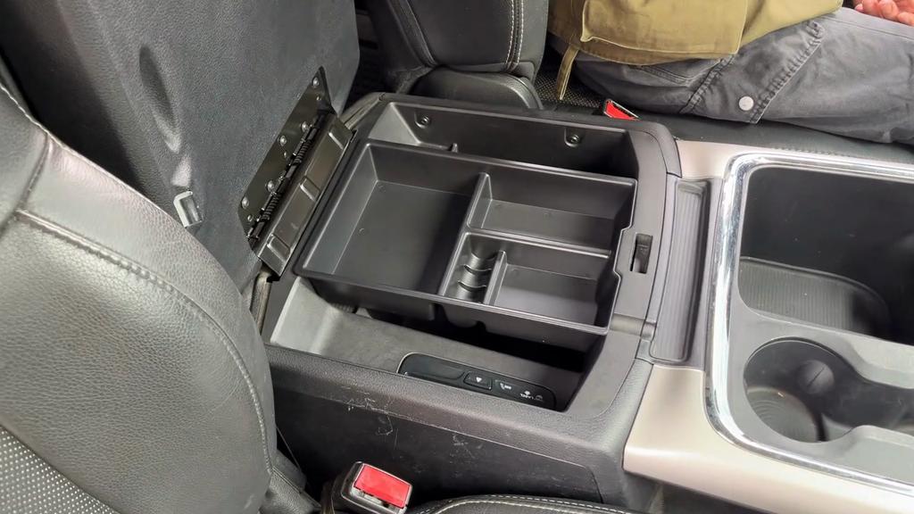 Fit For Dodge RAM 1500 2009-2018 Armrest Box Storage Box Organizer Container Stowing Tidying Accessories