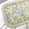 5Pcs Acrylic Colorful Side Hole Ball Beads For DIY Necklace Bracelet Earrings Jewelry Making Craft Accessories