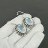 Mystic Topaz Gemstone Earrings, 925 Sterling Silver Earrings, Silver Earrings For Gift, Mystic Topaz Dangle Drop Earrings For Anniversary Gifts