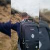 Men Backpack Cool Bell with USB Charging Port Large Capacity Waterproof Laptop Backpack 18.4 Inch Black CB-5508S