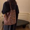 Leopard Print Tote Bag Women's Shoulder Bag Large Capacity Underarm Bag