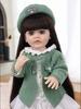 Bambola Reborn Ragazza Carina da 55 cm, Vinile in Silicone Completamente Realistico, Bambole Neonato Realistiche, Decorazioni Regali di Natale Halloween per Bambini