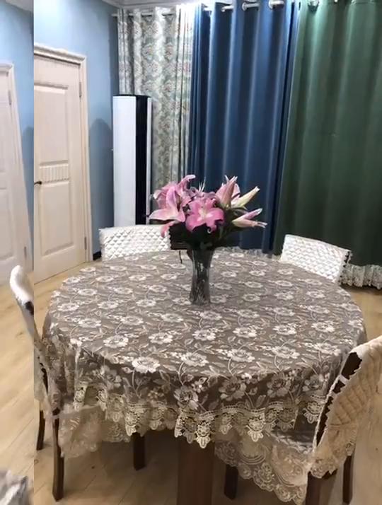 Nordic Light Luxury Lace Wear-resistant Coffee Table Cloth Household Dust Cover Decorative Tablecloth Home Textile Decor
