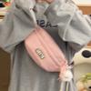 Letter Chest Bag Women's Crossbody Bag Student Shoulder Bag Travel Waist Bag