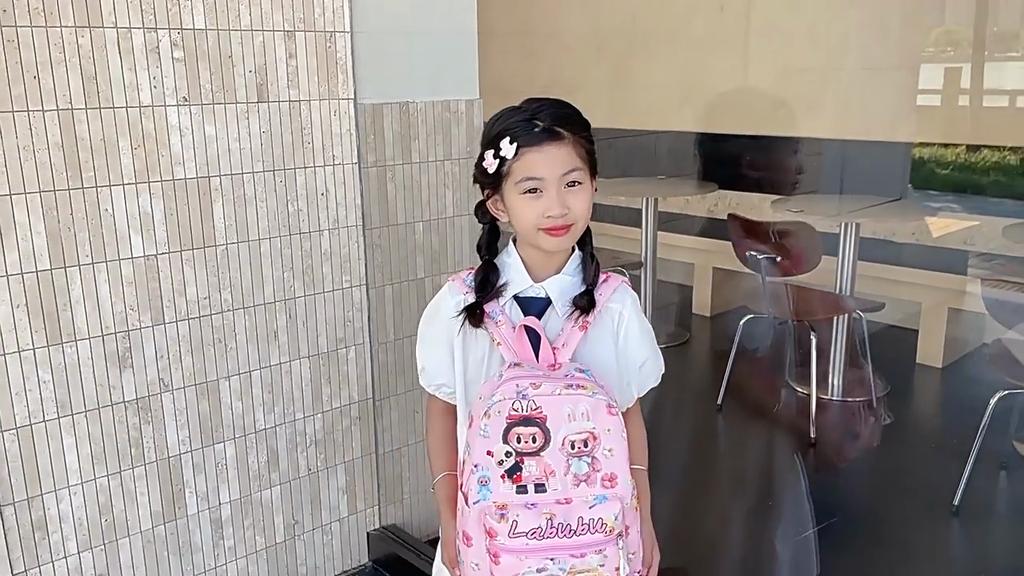 School Bag Backpack Large-capacity Children's Bag LABUBU Elementary School Backpack Girl Boy School Backpack