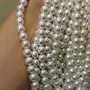 2-12mm Round Imitation Pearl Freshwater Shell Loose Spacer Beads for Jewelry Making DIY Necklace Bracelet Accessories