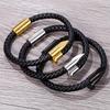 Titanium Steel Geometric Unisex Bracelet Handcrafted Punk Jewelry For Travel Gifts