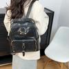Vintage Commuter Large Capacity Backpack Soft Leather Women's Travel Backpack