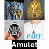 Pharaoh Necklace Ancient Egypt Egyptian Symbol Eternal Life Pendant Amulet Talisman Power Authority Jewelry