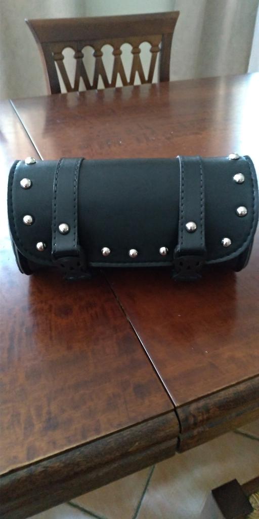 Borse da sella e in pelle per moto Borsa Porta Attrezzi Universale Per Moto Borsa Porta Attrezzi Per Manubrio Forcella Anteriore In Pelle Impermeabile Borsa per portapacchi