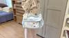 College Schoolbag Women's Shoulder Bag Color Crossbody Bag