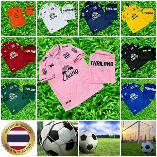 THAJSKO Fotbalový národní trénink JERSEY CHEER Verze pro fanoušky Rychloschnoucí košile Polo Polyester Krátký rukáv Uniforma Logo Elephant Sport Outdoor