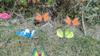 50/100Pcs Colorful Simulation Butterfly Flowerpot Decoration Gardening Ornament Plant Home Decor