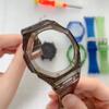Modification Kit For Casio G-SHOCK GA-2100 GA-2110 GA-B2100 Fluororubber Strap GA2100 Men Bezel Watch Band Bracelet