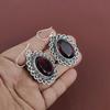 Faceted Mozambique Garnet Earring Gemstone Jewelry Handmade Earrings 925 Sterling Silver Earring Antique Jewelry Women Earring Wedding Gifts