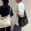 Borsa a Spalla Monocolore Unisex Grande Capacità Borsa a Tracolla per Pendolari