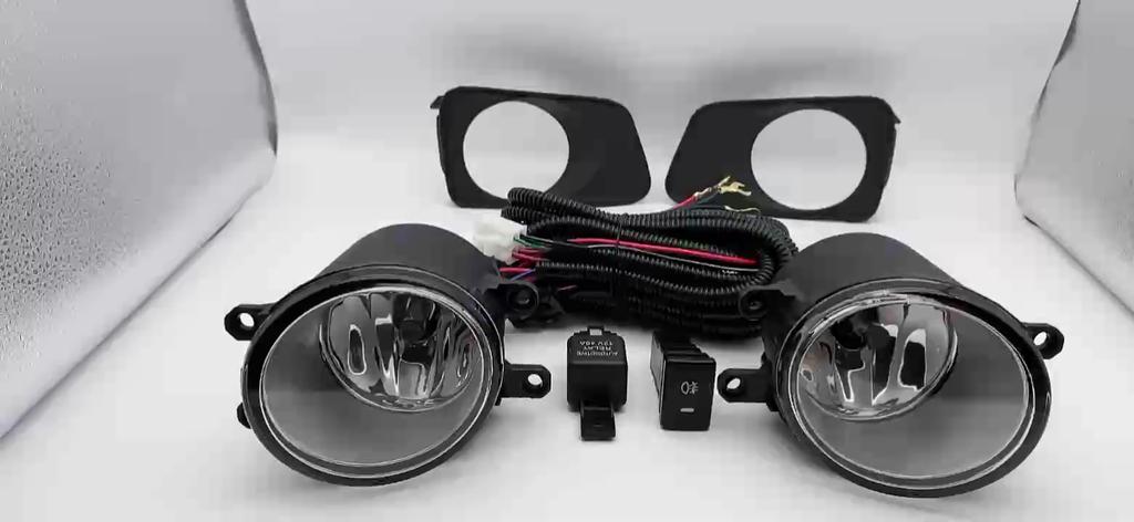 1 Set Fog Lights Headlight for Toyota Corolla Fielder AXIO 2007 2008 2009  Fog Lights Car Fog Lamp Kit With Harness Bulb Switch