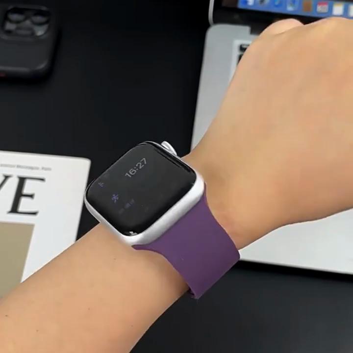 Magnetic Strap For Apple Watch Series 11 42mm 46 45 41 44 40 38mm Silicone Band For Iwatch Ultra 3 2 1 49mm 10 9 8 7 6 54 3 2 1